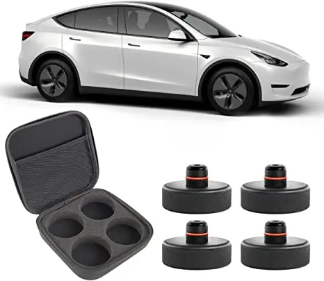 

4pcs for Model Y Model 3 Jack Pucks Pads Lift Adapter Puck,Floor Jack with a Storage Case for Tesla Model 3 Model