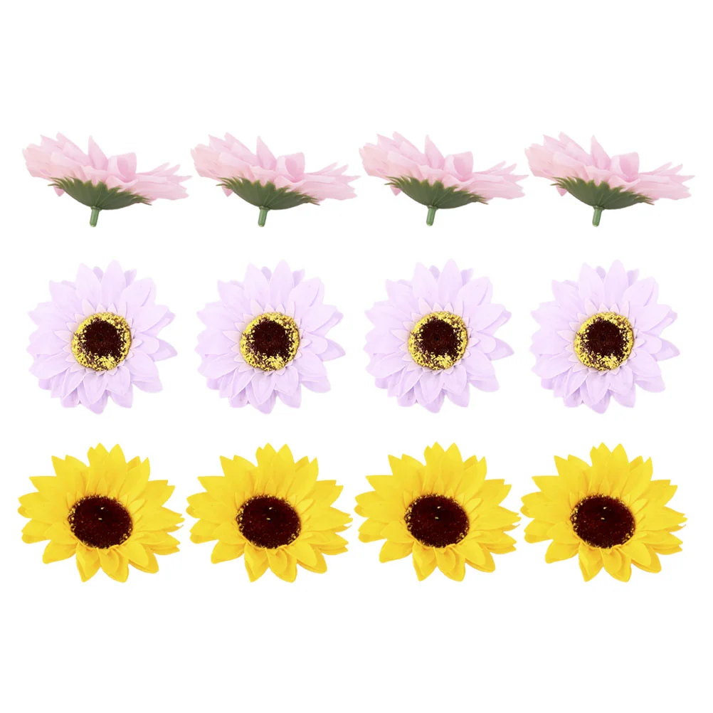 

Flowers Sunflower Rose Soap Petals Artificial Scented Heads Bath Valentineday Silk Roses Flower Shaped