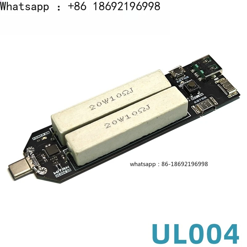 Фото Многофункциональная плата-адаптер USB-C для измерения сопротивления и электронной нагрузки (измерение напряжения и тока) №1