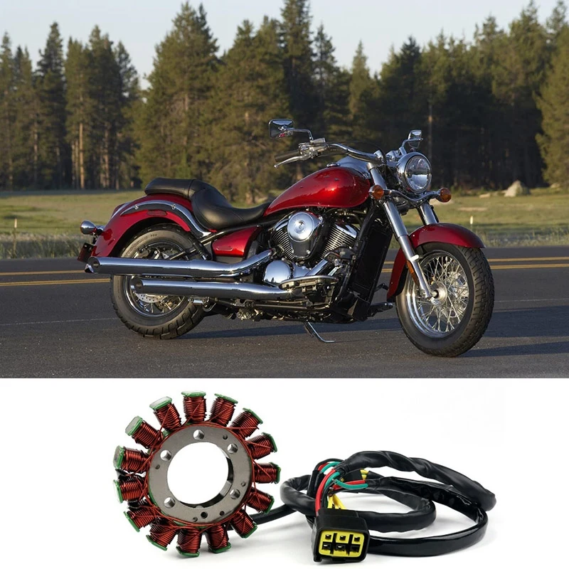 Катушка статора генератора мотоцикла для Kawasaki VN900 Vulcan 900 Classic Custom LT 2007-2017 21003-0053