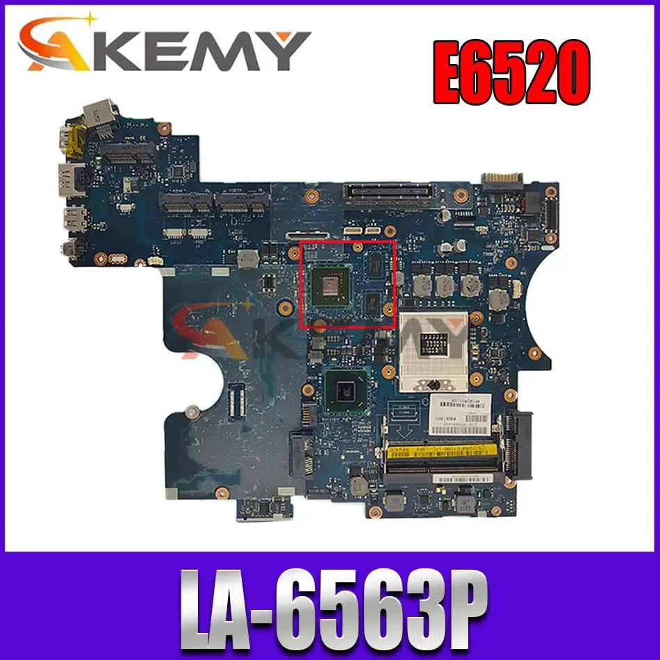 

Материнская плата для ноутбука DELL Latitude E6520, материнская плата для ноутбука GXMFX 0GXMFX CN-0GXMFX PAL61 LA-6563P DDR3
