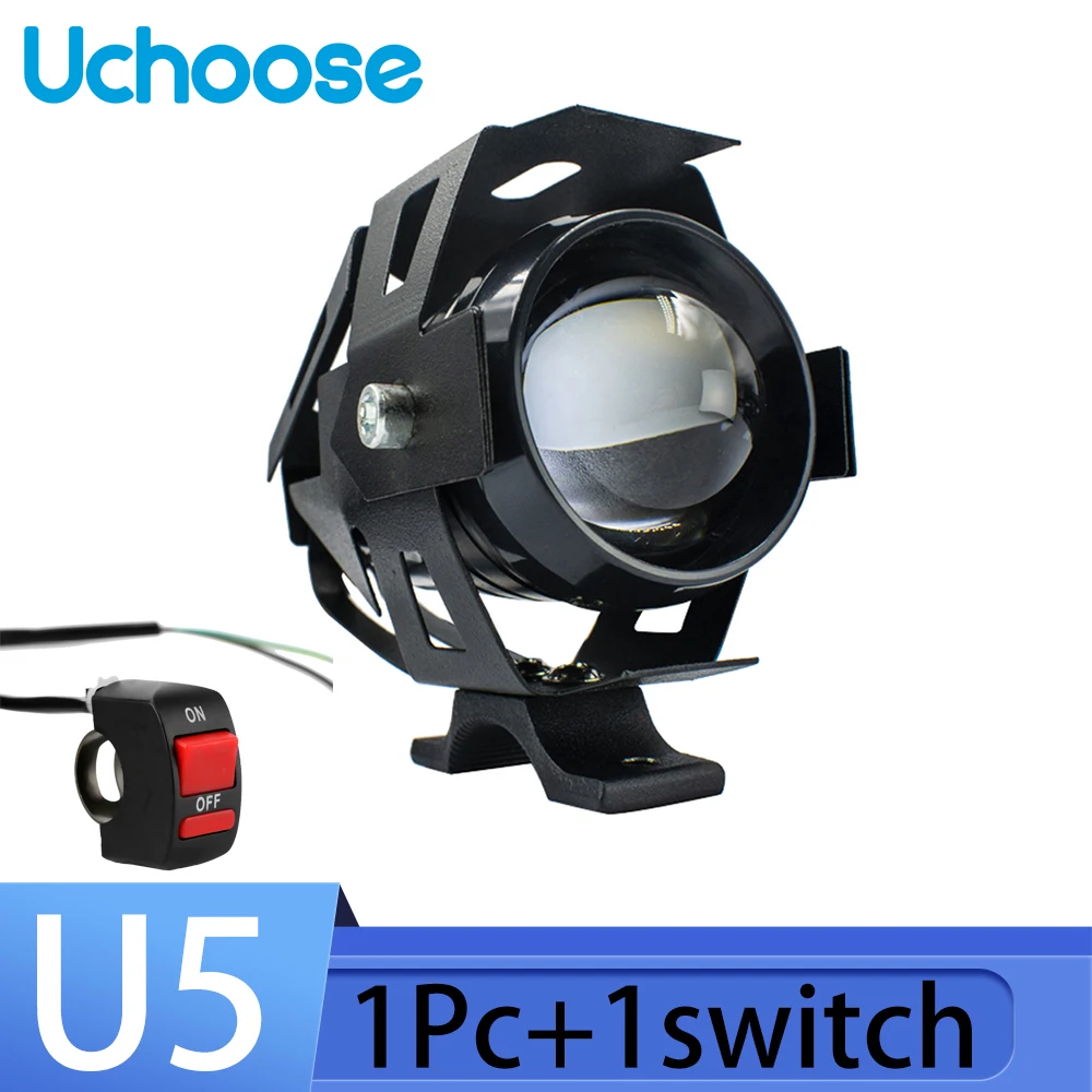 

LED headlight for u5 motorcycle 1 pieces, 12v, 125w, high and low headlight