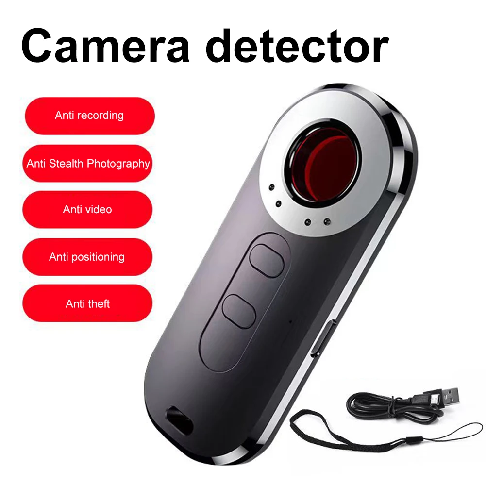 

RF Signal Anti-spy Camera Detector Wireless Signal Detector GPS Locator Tracking Detection for Hotel Locker Room Public Bathroom