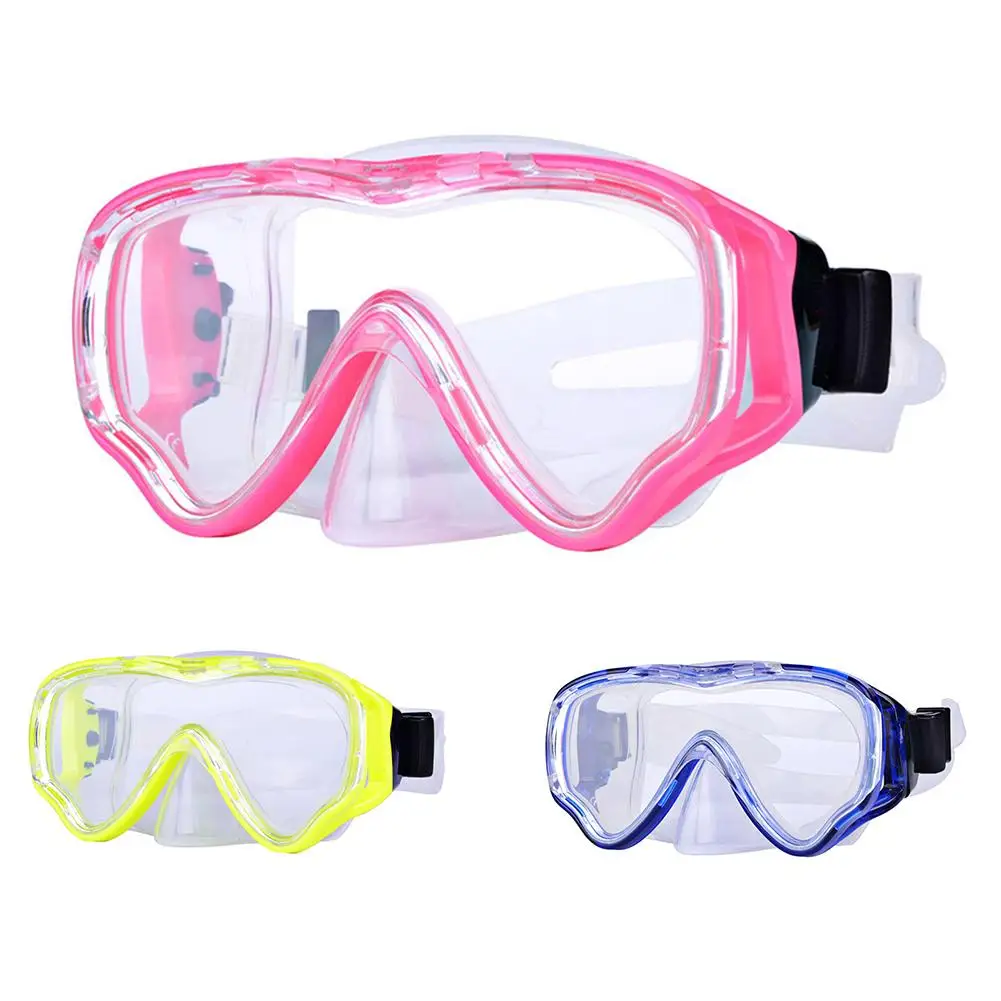 

Детская маска для дайвинга, маска для подводного плавания, незапотевающие плавательные очки, водонепроницаемая маска из закаленного стекла для детей, Прямая поставка
