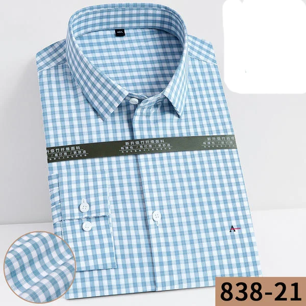 

2021 Aramy reserva Quality Men's Dress Shirts Solid Color Long Sleeve Casual Shirts Branded Dress Shirts Slim Fit Shirts