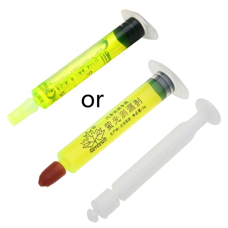 

Pollution-free 2.5ml Fluorescent Oil for A/C Air Conditioner Auto Leak Test B36B