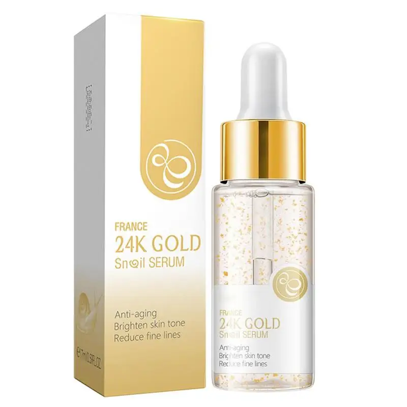 

Essence Of Gold Foil Snail | Brightening And Moisturizing Face Essence With Gold Foil Snails | Nourishing Essence Lightens Fine