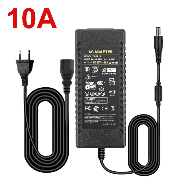 12 Volt Power Supply Unit Adapter UK AU US EU Plug 1A 2A 3A 5A 6A 8A 10A Transformer 220V To 12V For LED Strip | Обустройство дома