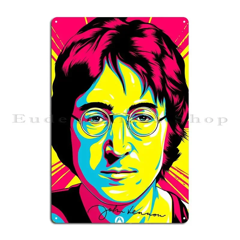 Металлический знак Джона забавный дизайн персонаж гаража настенный декор