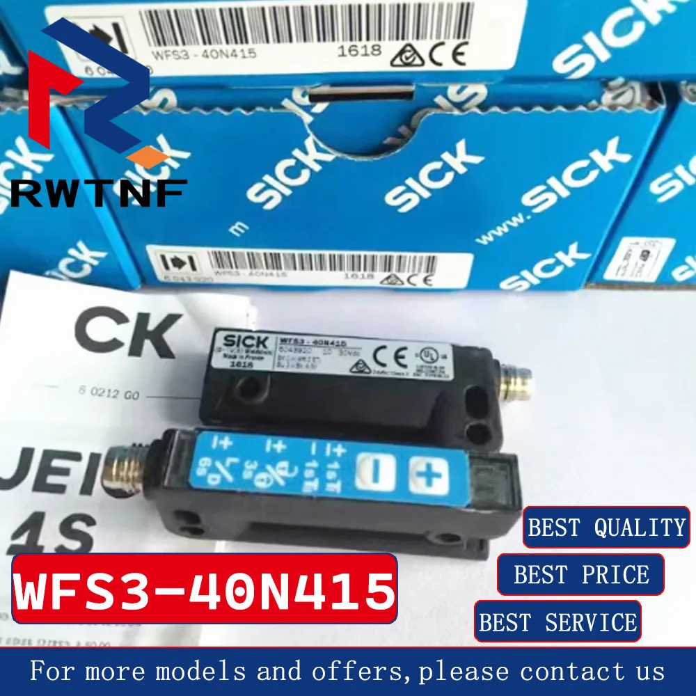 Фото Совершенно новый подлинный WFS3-40N415 SICK слот-тип фотоэлектрический прозрачный датчик этикетки для упаковки, 100% оригинальный складской запас №2