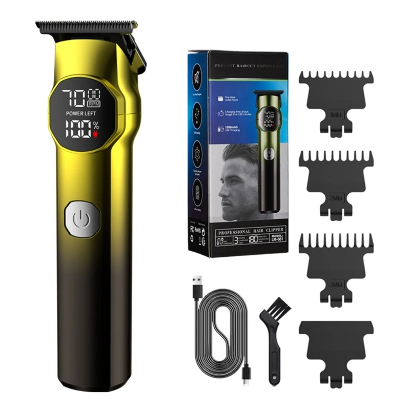 Профессиональные машинки для стрижки волос триммер бороды мужчин