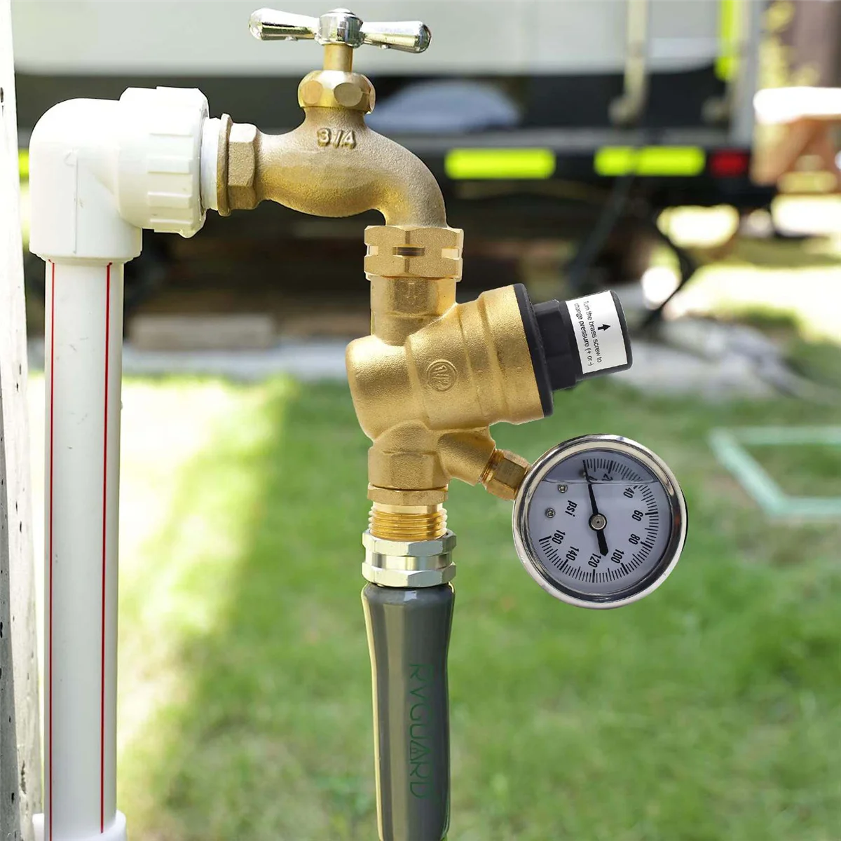 Клапан регулятора давления воды RV для кемпера дорожного прицепа