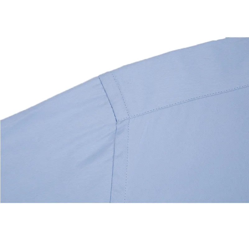VISADA JAUNA Men Shirts New Arrivals Slim Fit Male Shirt Solid Long Sleeve Men's Shirt British Style Fashion Mannen Shirts N8850