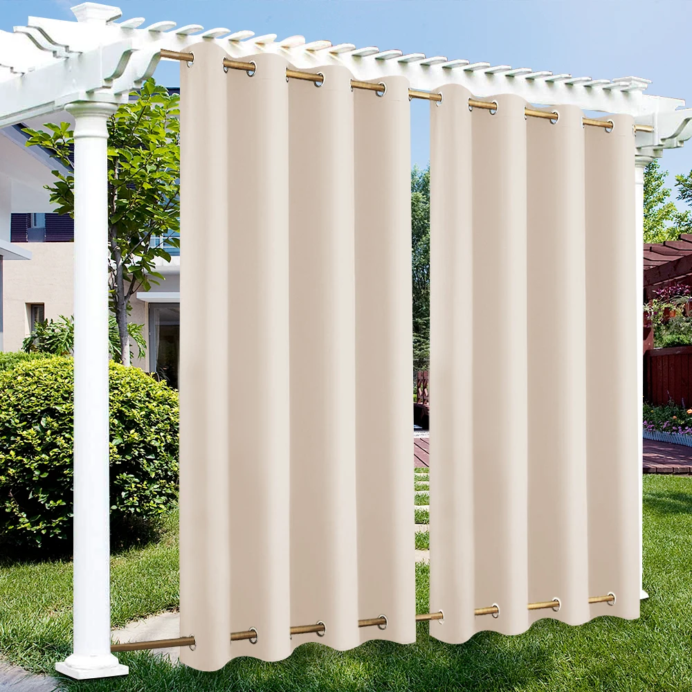 1/2 шт. уличные светонепроницаемые занавески для внутреннего дворика