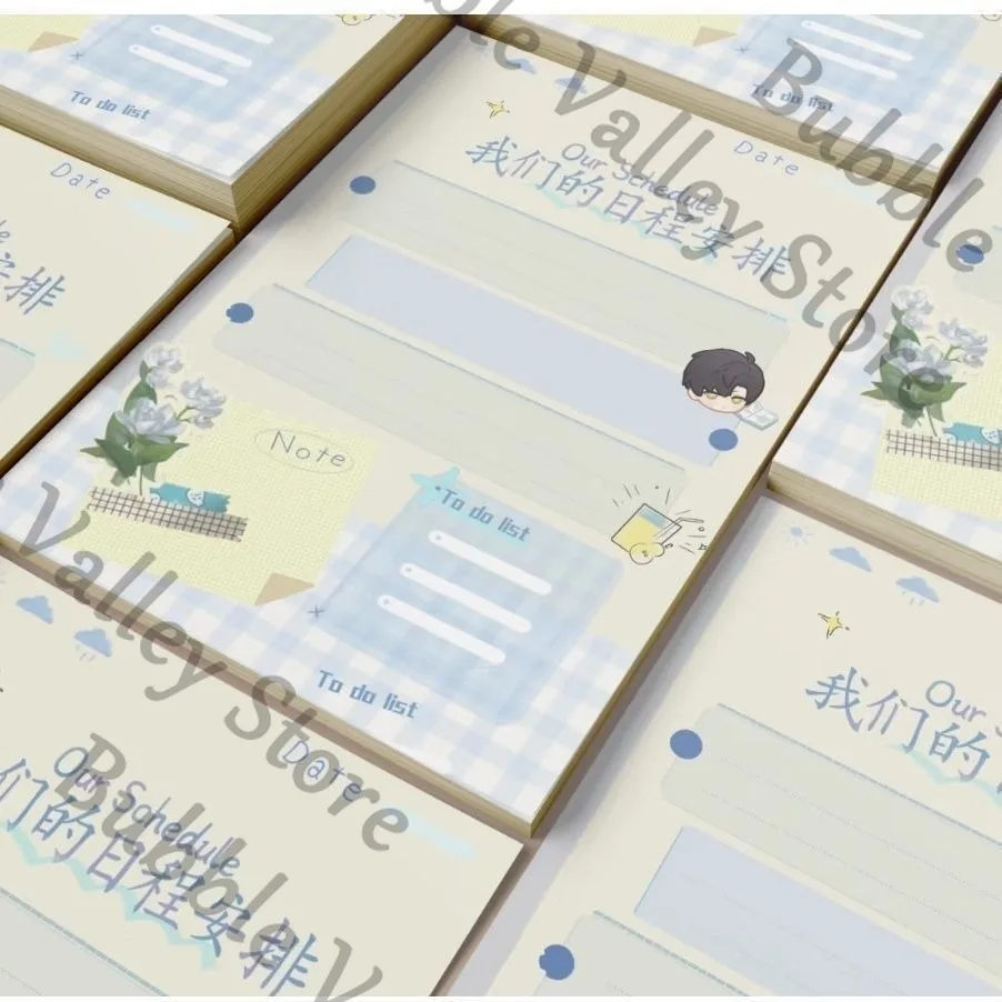 

Аниме Love and Deepspace Sylus Rafayel Zayne Xavier Косплей B5 Legal Pad Блокнот с героями мультфильмов Блокноты для заметок Аксессуары для царапин Подарок