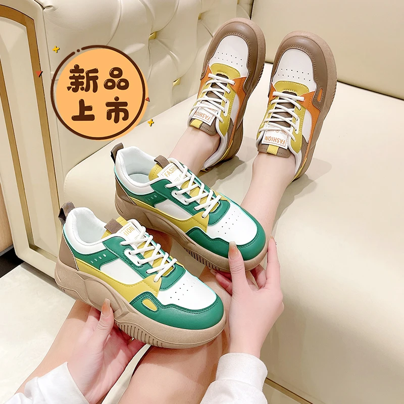 Women Shoes Flats PU Leather Sneakers Women 2023 Comfortable Female Casual Walking Footwear Fashion Loafers Shoes Women Sneakers
