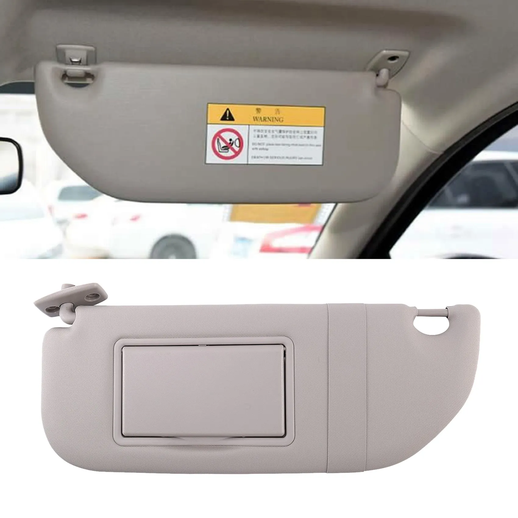 

Car Inner Sun Visor Shield Shade Board for Peugeot 301 Citroen C3 98038433DS Left Side