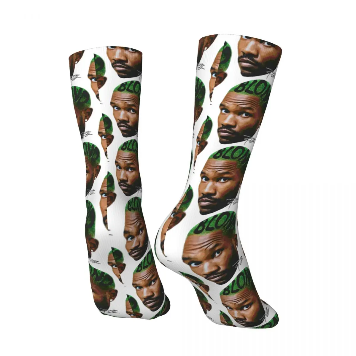 Забавные тематические носки с изображением головы Франка О-Океана чулки для