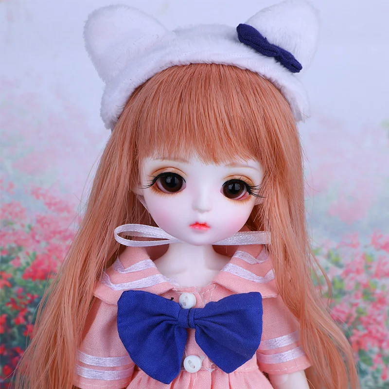 

Lina Рабочая кукла, полимерные куклы 1/6 BJD голова с куклой, Кукла Sd, кукла для макияжа, Аниме Игрушки для девочек, подарок