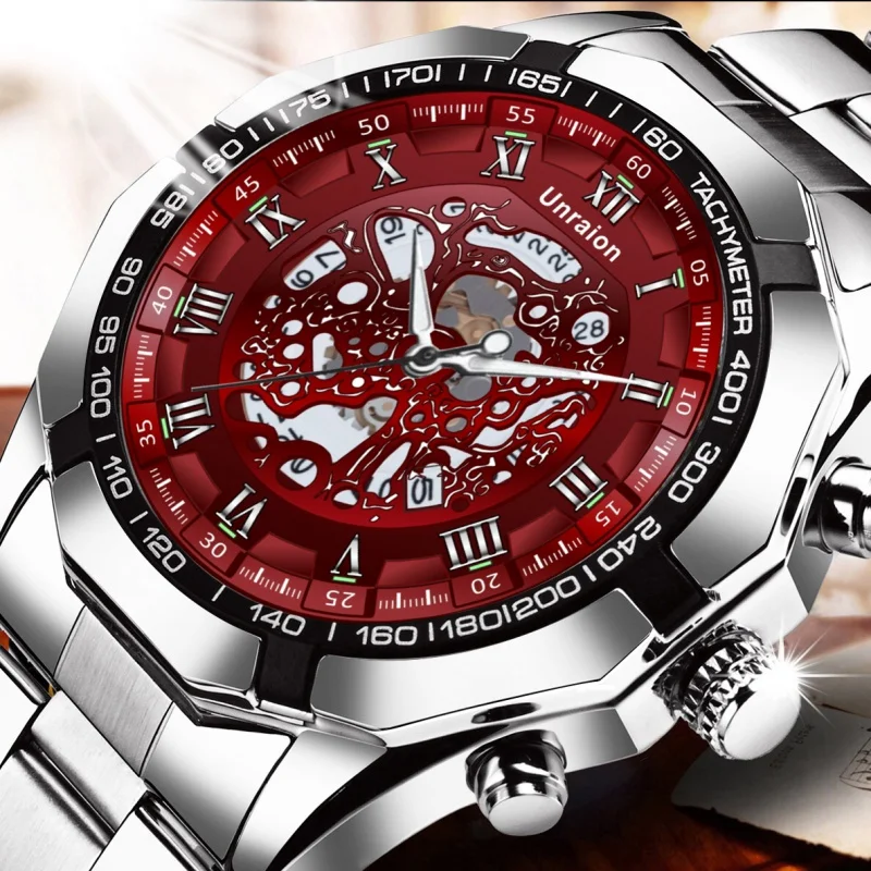 

New automatic non mechanical watch, men's watch, luminous imported calendar, waterproof quartz watch, large dial