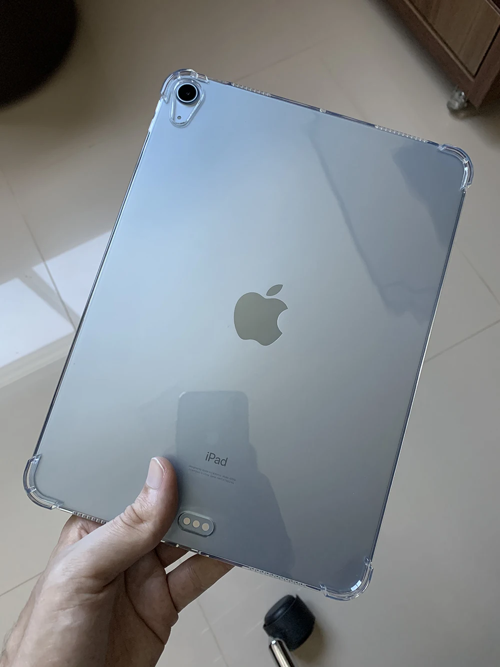 

Shockproof Silicone Case For Apple iPad Air 4 5 10.9 7th 8th 9th Generation 10.2 Flexible Bumper Clear Transparent Back Cover