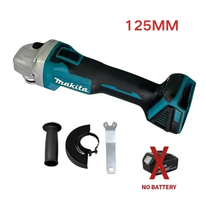 

Makita 100/125 мм Бесщеточная угловая шлифовальная машина DGA404 Режущая полировальная машина для аккумулятора 18 В 4 шестерни Инструменты для полировки высокой мощности