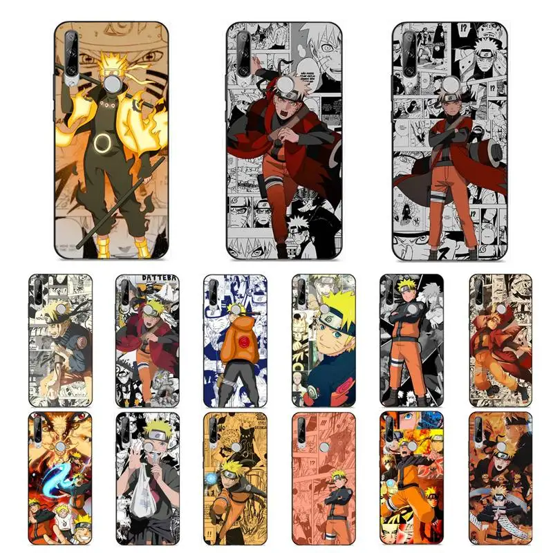 

BANDAI anime Naruto Uzumaki Phone Case for Huawei Y 6 9 7 5 8s prime 2019 2018 enjoy 7 plus