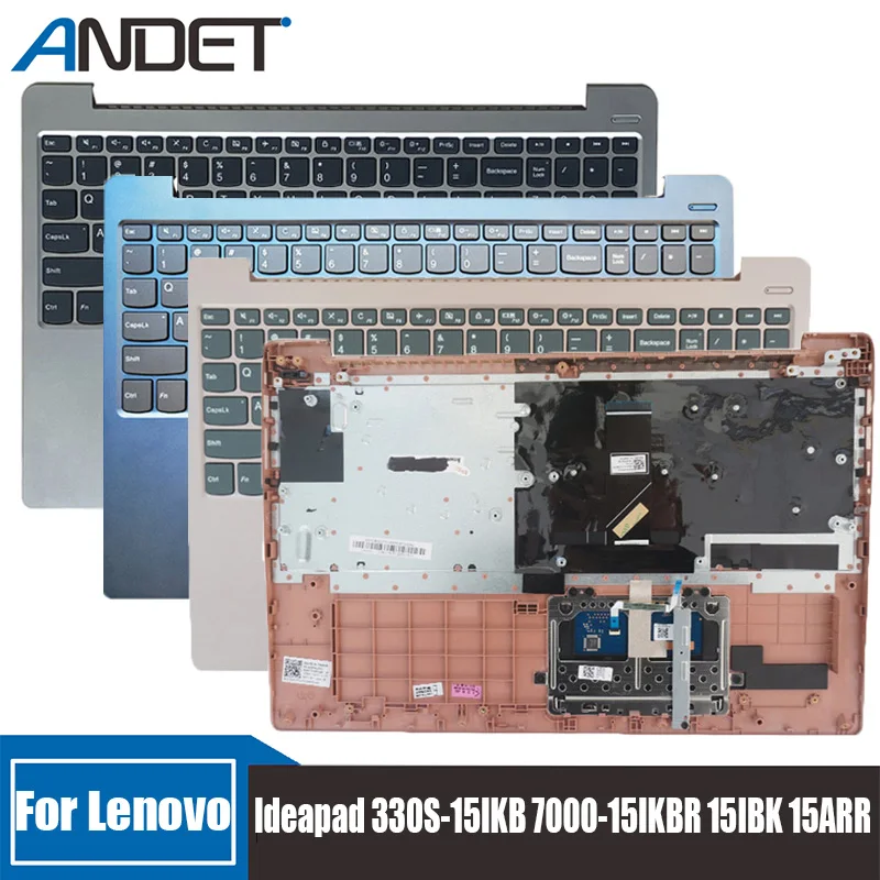 

Новая Серебристая подставка для ноутбука Lenovo Ideapad 330S-15IKB 7000-15IKBR IBK ARR, верхняя клавиатура без подсветки