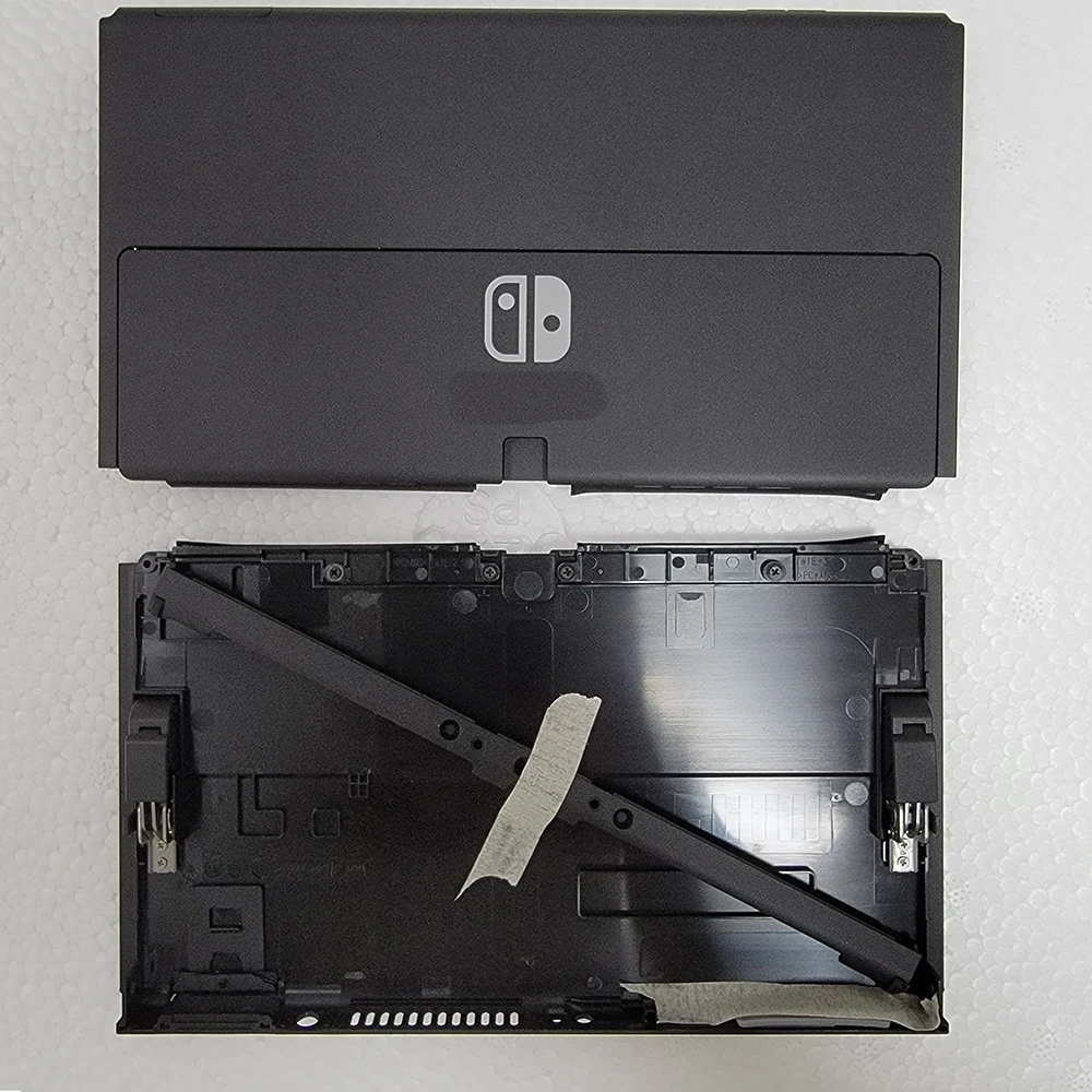 

For Nintendo Switch OLED Back Shell Replacement Shell OLED Back Cover Dust Net Bracket Assembly Host Shell Repair Parts