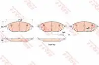 

GDB1918 for ten brake pad PASSAT (362); PASSAT VARIANT