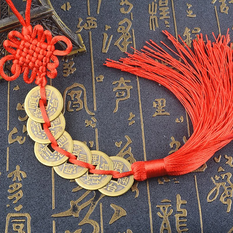 

Подвеска фэн-шуй из монет пяти императоров