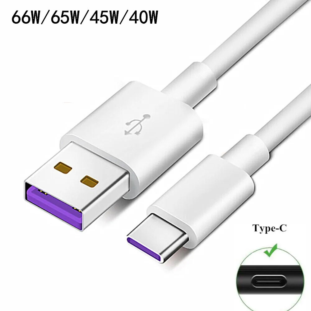 USB Type C кабель 5A для Huawei P40 Pro Mate 40 pro 30 P30 lite P20 Supercharge 66 Вт 65 Вт 45 Вт 40 Вт, кабель для быстрой зарядки