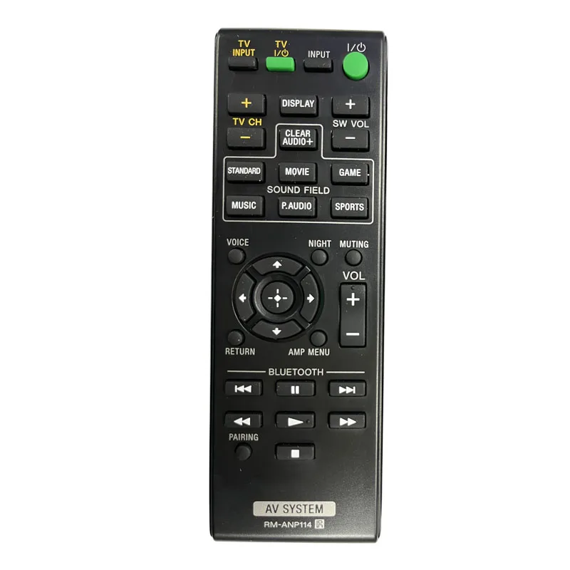 Φ дистанционное управление для Sony Sound bar Система домашнего кинотеатра RM-ANP114 HT-CT37 HTCT370 HTCT380 HTCT770