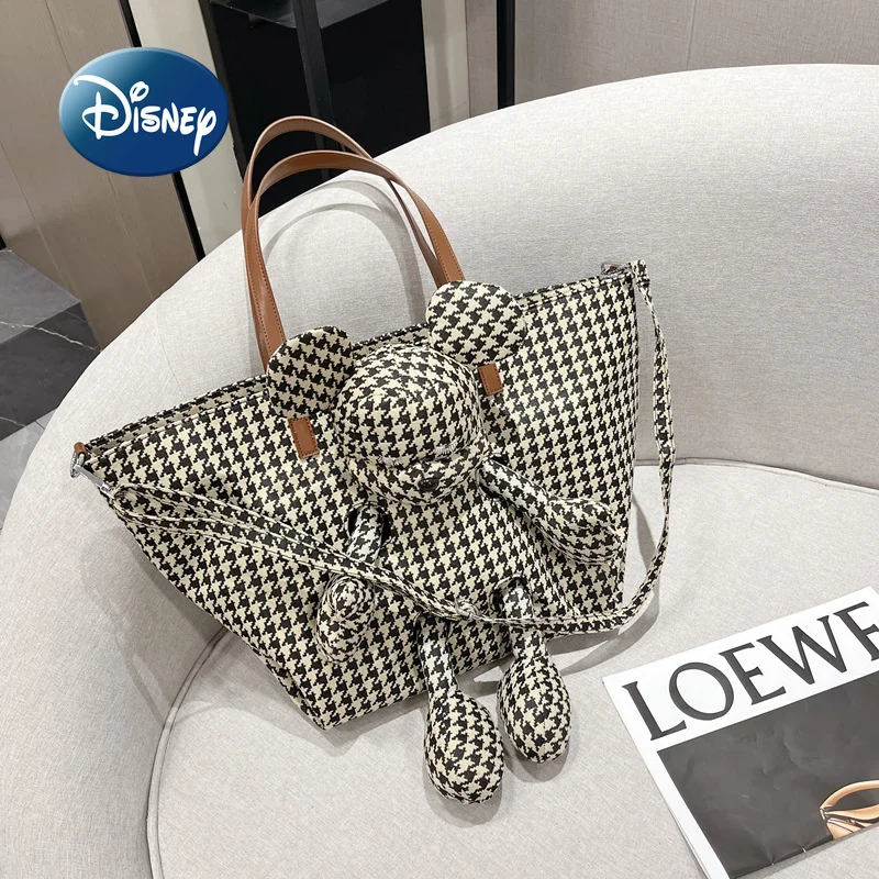 

Disney 2022 New Mickey Fashion Women's Handbag Luxury Brand Women's Shoulder Messenger Bag Large Capacity Storage Travel Bag