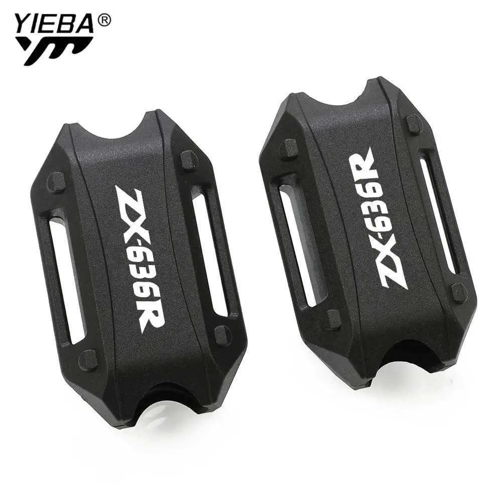 

25MM Motorcycle ZX-600 ZX-636 ZX-636R Crash Bar Bumper Engine Guard Protection Decorative Block For KAWASAKI ZX600 ZX636 ZX636R