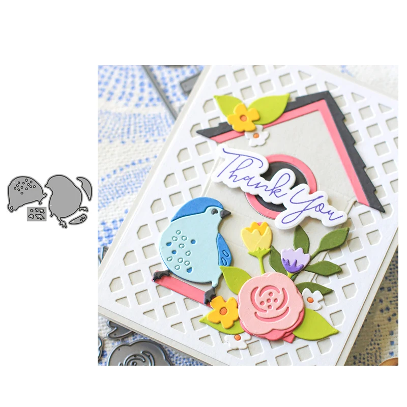 

Bird Model New Cutting Dies Stamps Dies Scrapbooking Mold Cut DIY Handmade Tools Craft Decoration Metal Cutting Dies New 2022