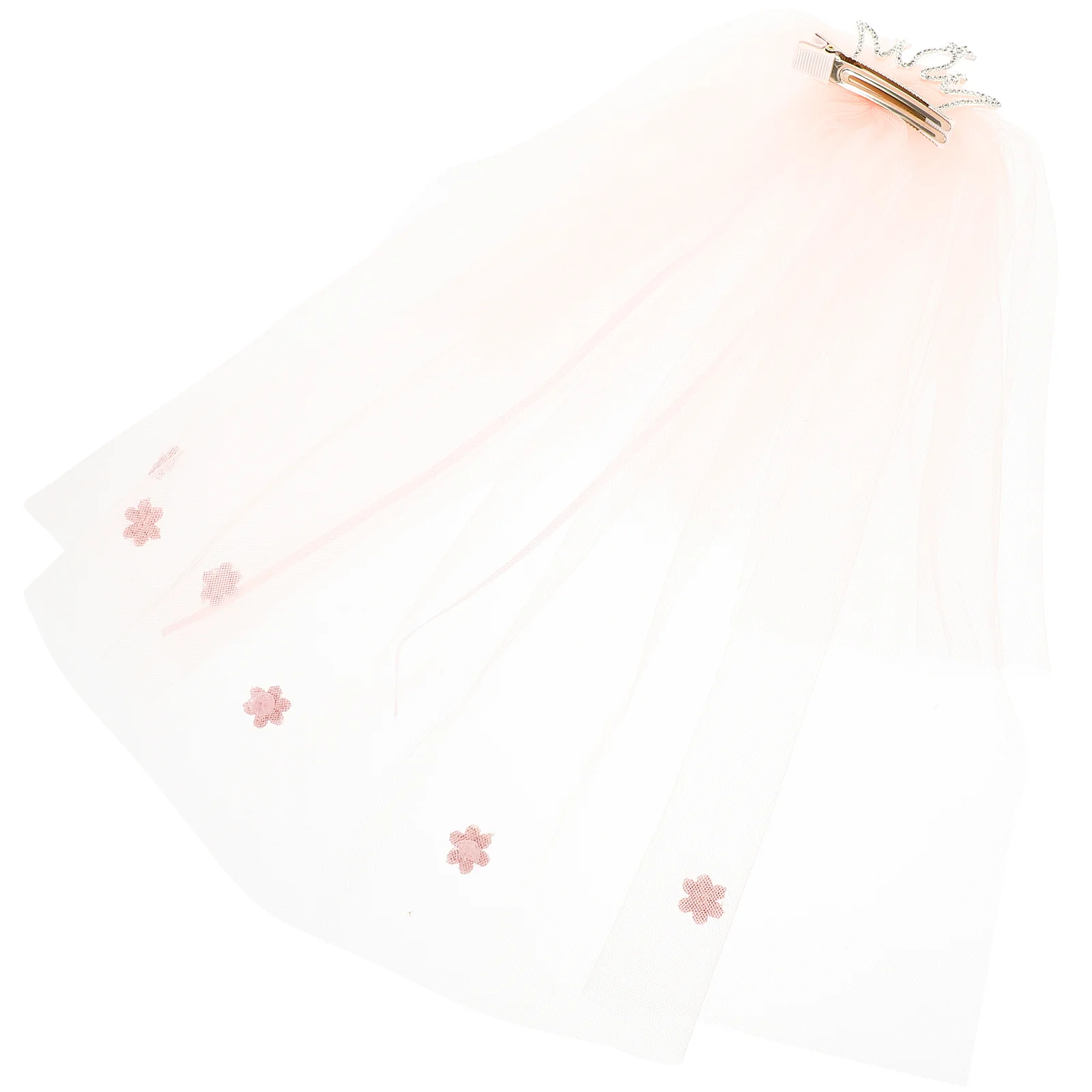 

Wedding Veil Flower Tiara with Multi Tier Veil Festival Dress Veil Hair Accessories ( )