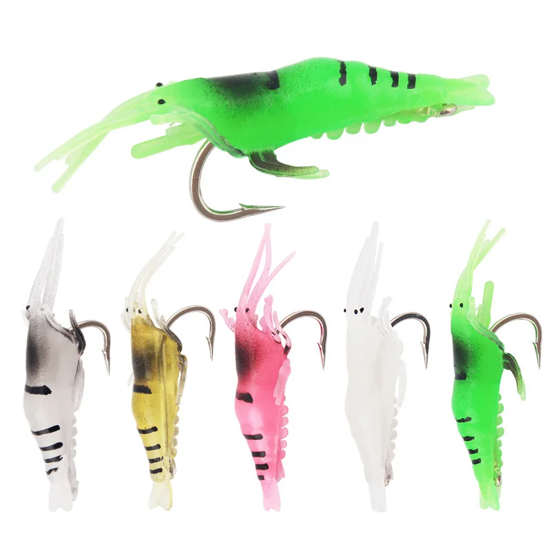 Флуоресцентная имитация рыбалки 4 шт