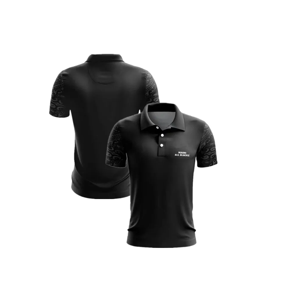 

2023 New Zealand Maori All Blacks Polo Shirt Rugby Jersey Size:S-5XL （Print Custom Name Number）Top Quality
