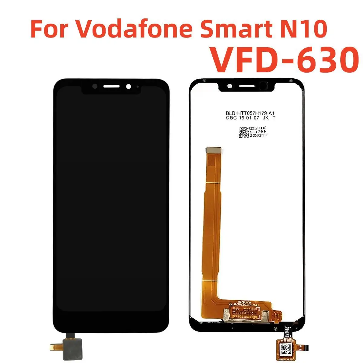 Черный ЖК-дисплей 5,7 дюйма для Vodafone Smart N10 VFD-630 VFD 630 VFD630 + Фотофон запасной Pntalla + Инструменты