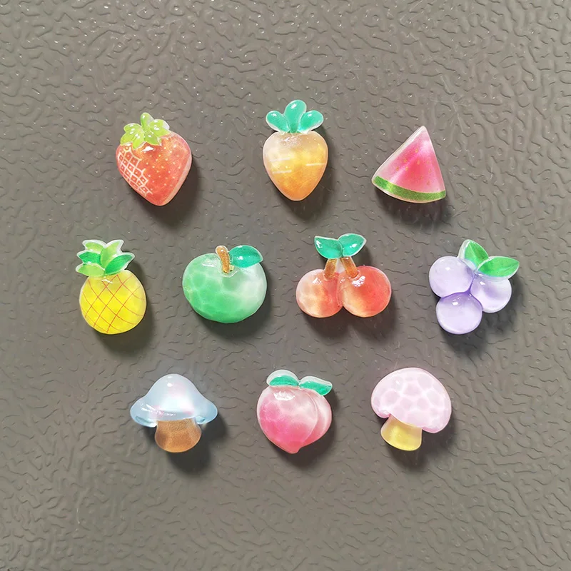 

10 Шт., Магниты На Холодильник С Рисунком Фруктов, Летняя Доска Для Сообщений С Фото, Декоративные Аксессуары Для Кухни, Офиса