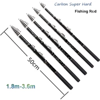 carbon super hard 1 8m3 0m3 6m throwing rod battle wolf king mini short fishing rod rock fishing rod