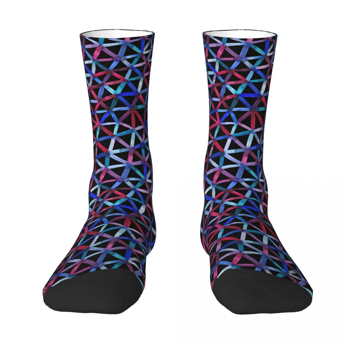 Watercolor Triangles Seamless Pattern Adult Socks,Unisex socks,men Socks women Socks