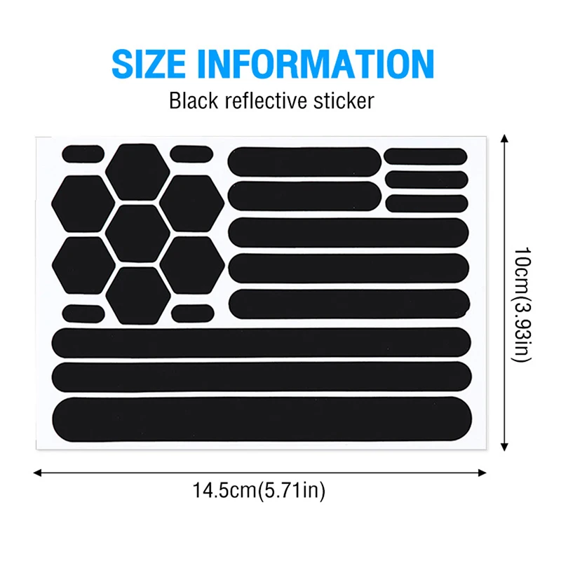 Светоотражающие наклейки для шлемов самоклеящаяся светоотражающая лента