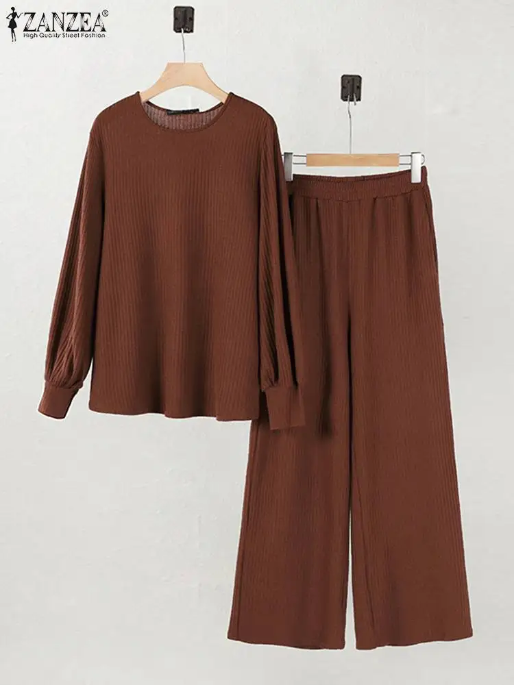 2 шт. женские комплекты из блузки и брюк с длинным рукавом