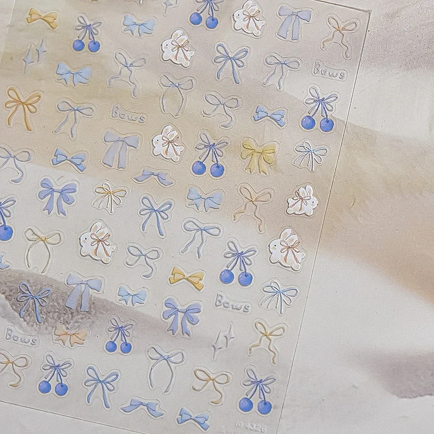 Цветной вишневый кролик со стразами и бантом в виде сердца клубничная лента