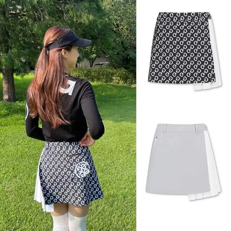 Купи New Golf Dress Women's Half Skirt Korean Edition Slim Slim Anti slip Trouser Skirt Outdoor Sports Women's Short Skirt за 3,125 рублей в магазине AliExpress