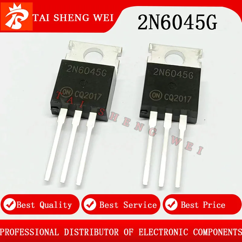 

10pcs 2N6045G 2N6045 TO-220 New Original In Stock