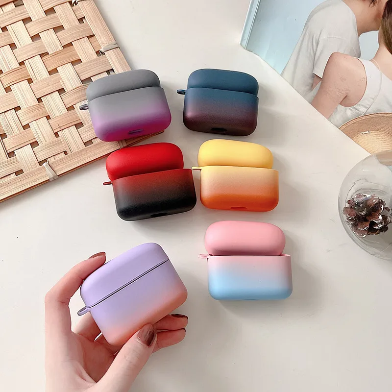 

Градиентные яркие цвета для Baseus M2 чехол жесткий чехол Bluetooth беспроводные наушники чехол для Baseus M2 матовый чехол для пар