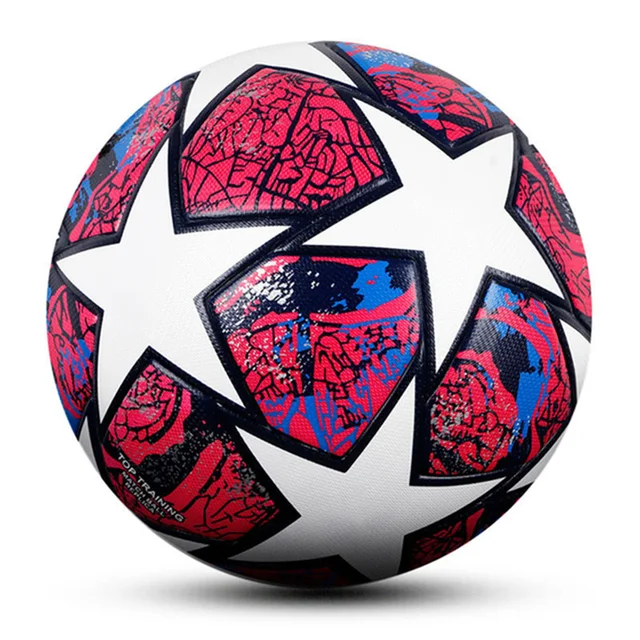 Artistic Stars Design Soccer Ball Football Size 5 Seamless PU Soccer Ball 1